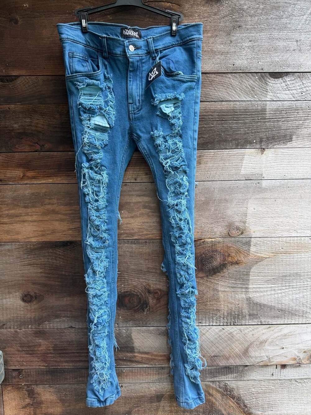 Outsiderz Distressed Skinny Jeans Size 32